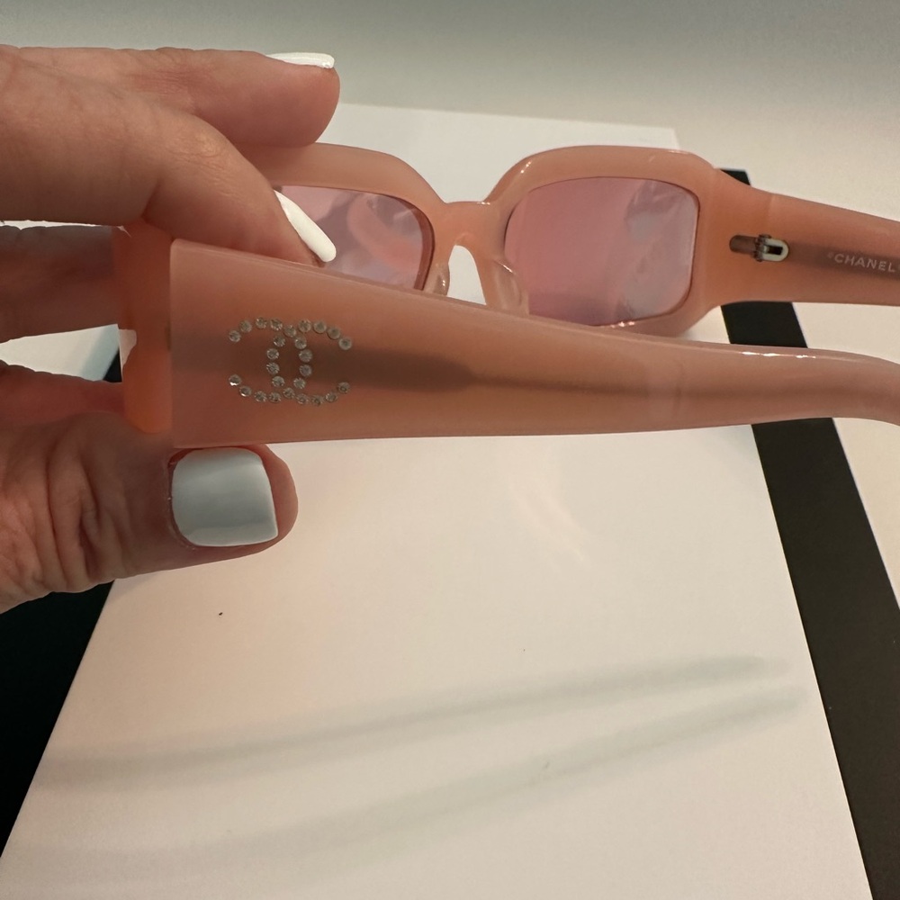 Chanel Peach Sunglasses